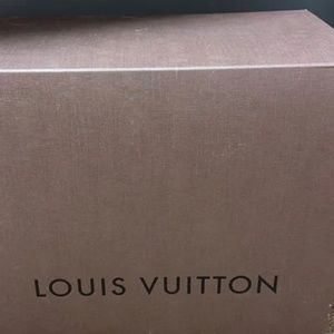 Large brown Louis Vuitton box
